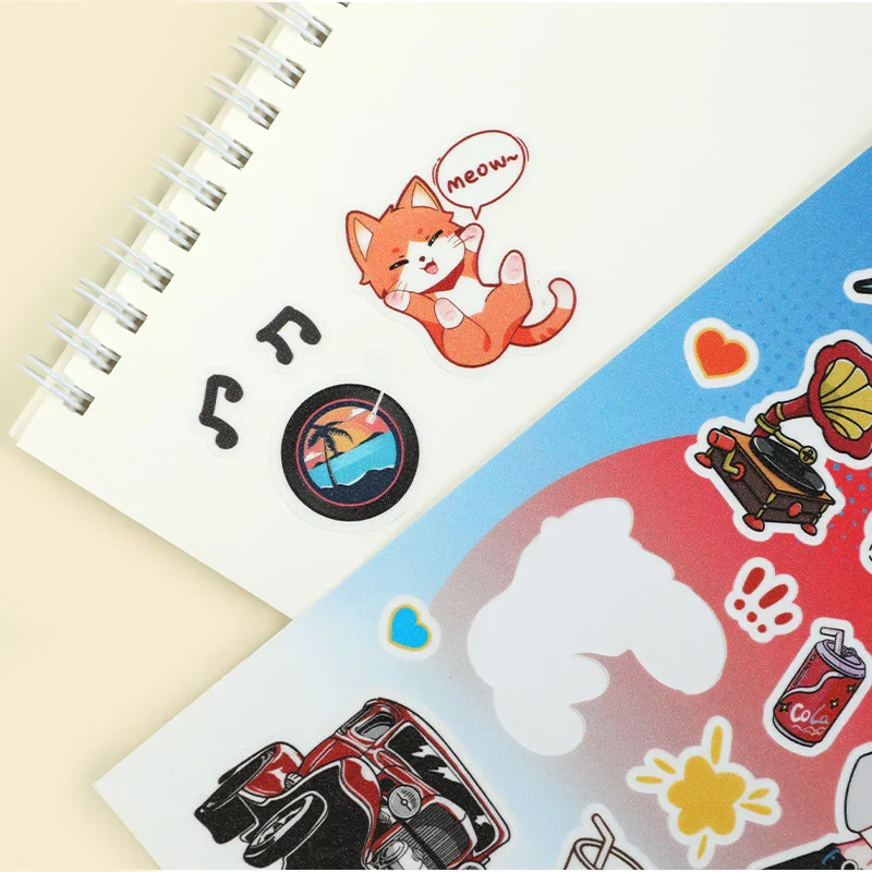 Custom Kiss Cut Stickers Sheets (ISO paper sizes) - Image 4