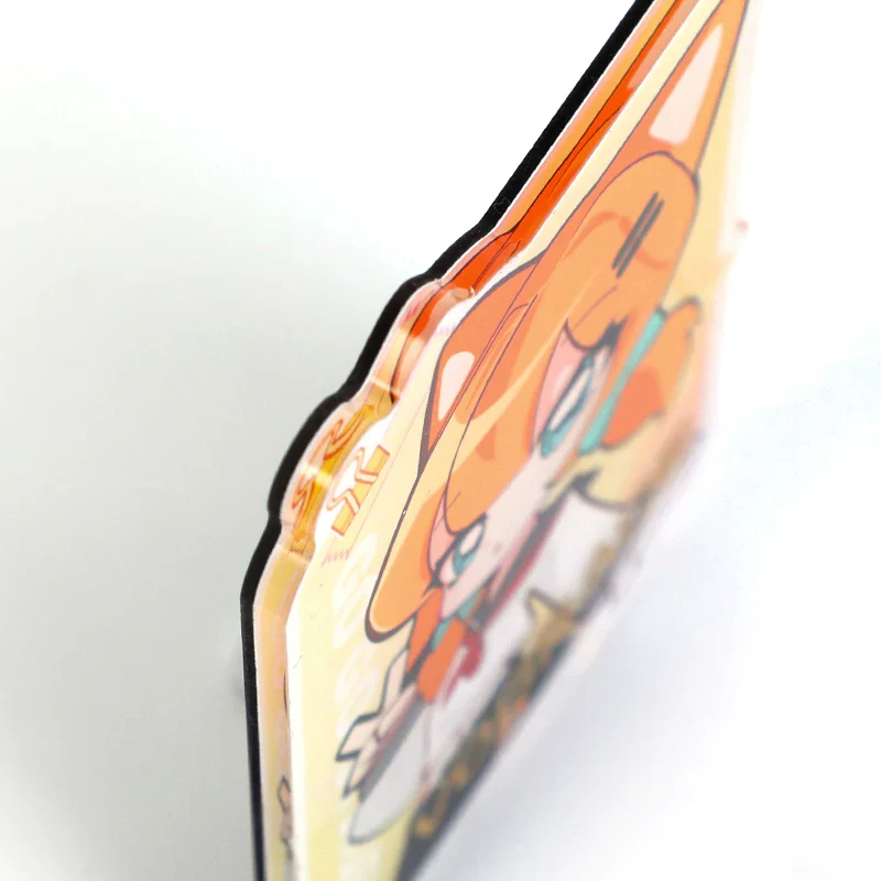 Custom Non-Clear Raised Foil Stamping Acrylic Fridge Magnets - Image 10