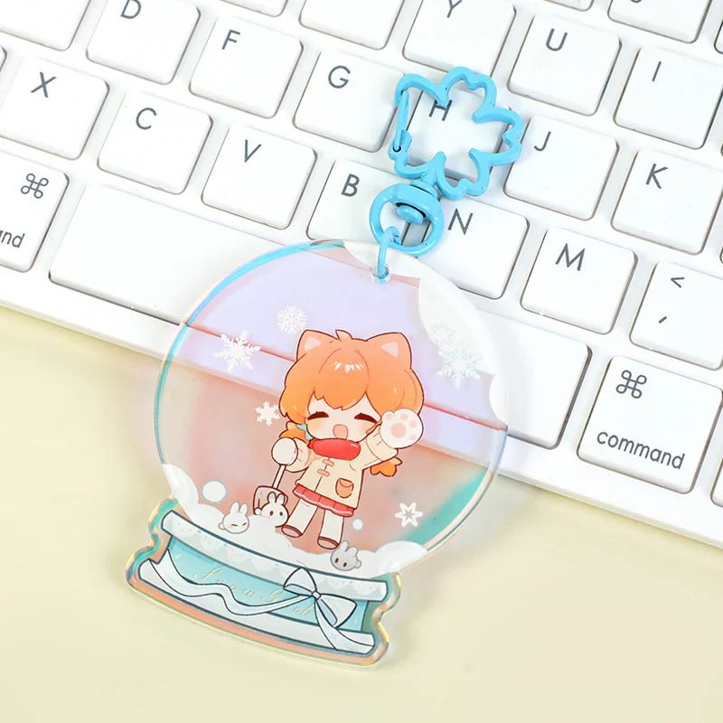 Custom Rainbow Acrylic Rounding Keychains - Image 20