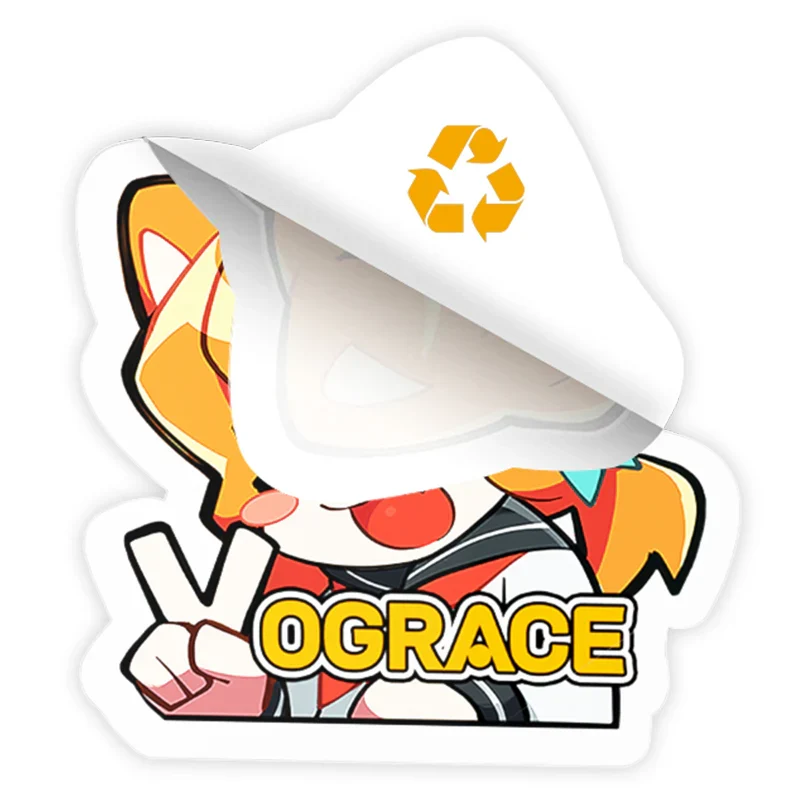 Custom Removable Vinyl Reusable Stickers
